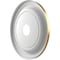 Ekena Millwork Traditional PVC Medallion (Canopies up to 11 1/2"), 19"OD x 3 1/2"ID x 1 1/2"P, Bright Coat Gold CMP19TRBGL - alternate 2